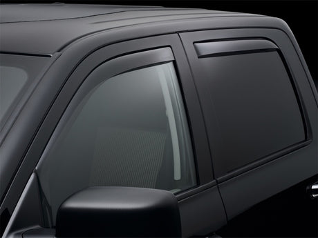 WeatherTech 09-18 Dodge Ram 1500 Front and Rear Side Window Deflectors - Dark Smoke