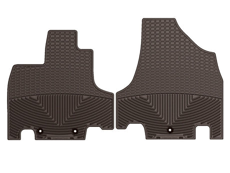 WeatherTech 2011-2016 Honda Odyssey Front Rubber Mats - Cocoa