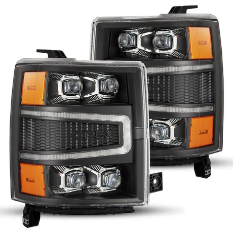 AlphaRex 14-15 Chevy Silverado 1500 NOVA-Series LED Projector Headlights