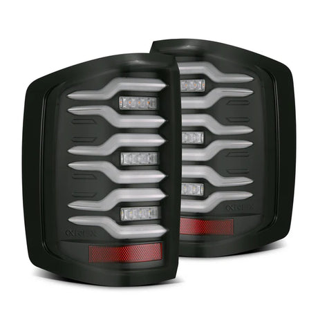 AlphaRex 14-18 Chevy Silverado 1500/2500HD/3500HD LUXX-Series LED Tail Lights