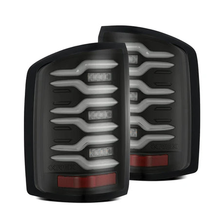 AlphaRex 14-18 Chevy Silverado / GMC Sierra 1500/2500HD/3500HD LUXX-Series LED Tail Lights