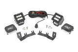 LED Ditch Light Kit | 2in Black Pair | Flood | Chevy/GMC 1500 (14-18 & Classic)