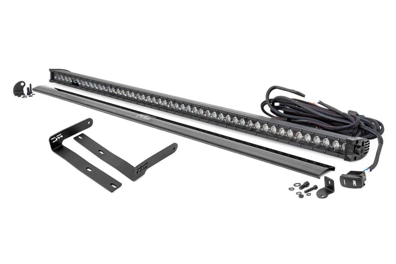 LED BlackSingle Row DRL Light Bar Kit | 50 Inch | Kubota RTV-X1120