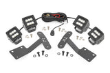 LED Light Kit | Ditch Mount | Dual 2" Black Pairs | Flood | Toyota Tundra (14-21)