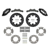 Wilwood 16-21 Polaris RZR XP 4 Turbo Rear Kit 11.25in Drilled Rotors - Black