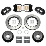 Wilwood Narrow Superlite 6R Front Kit 14.00in Slotted Rotors - Black