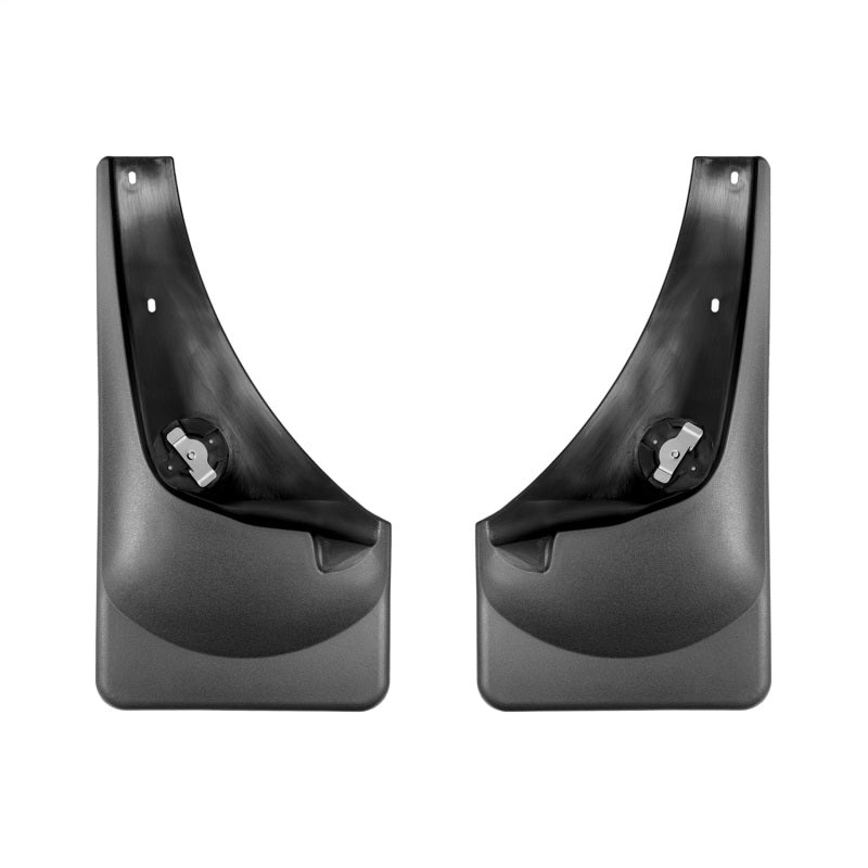 WeatherTech 22-23 Ford F-150 Lightning No Drill Rear MudFlaps - Black
