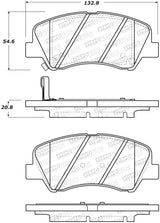 StopTech Street Brake Pads - Rear