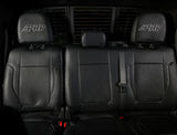 PRP 12-14 Ford Raptor  Rear Bench Seat Covers- Black with Silver Stitch