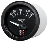 Autometer 52mm Stack Instruments 40-120 Degree C Electric Water Temperature Gauge - Black