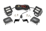 LED Light Kit | Ditch Mount | 2" Black Pair | Flood | Ford F-150 (15-25)/F-150 Lightning (22-25)