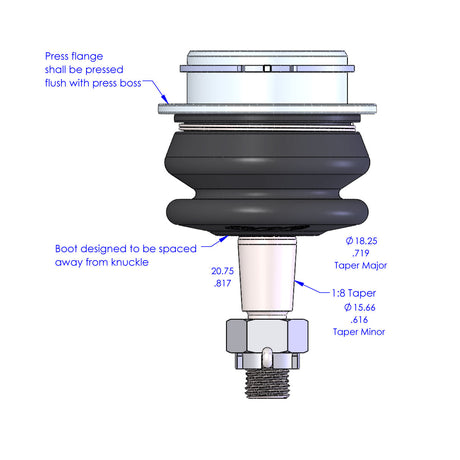SPC Performance 10-23 Lexus GX460 Cartridge Ball Joint