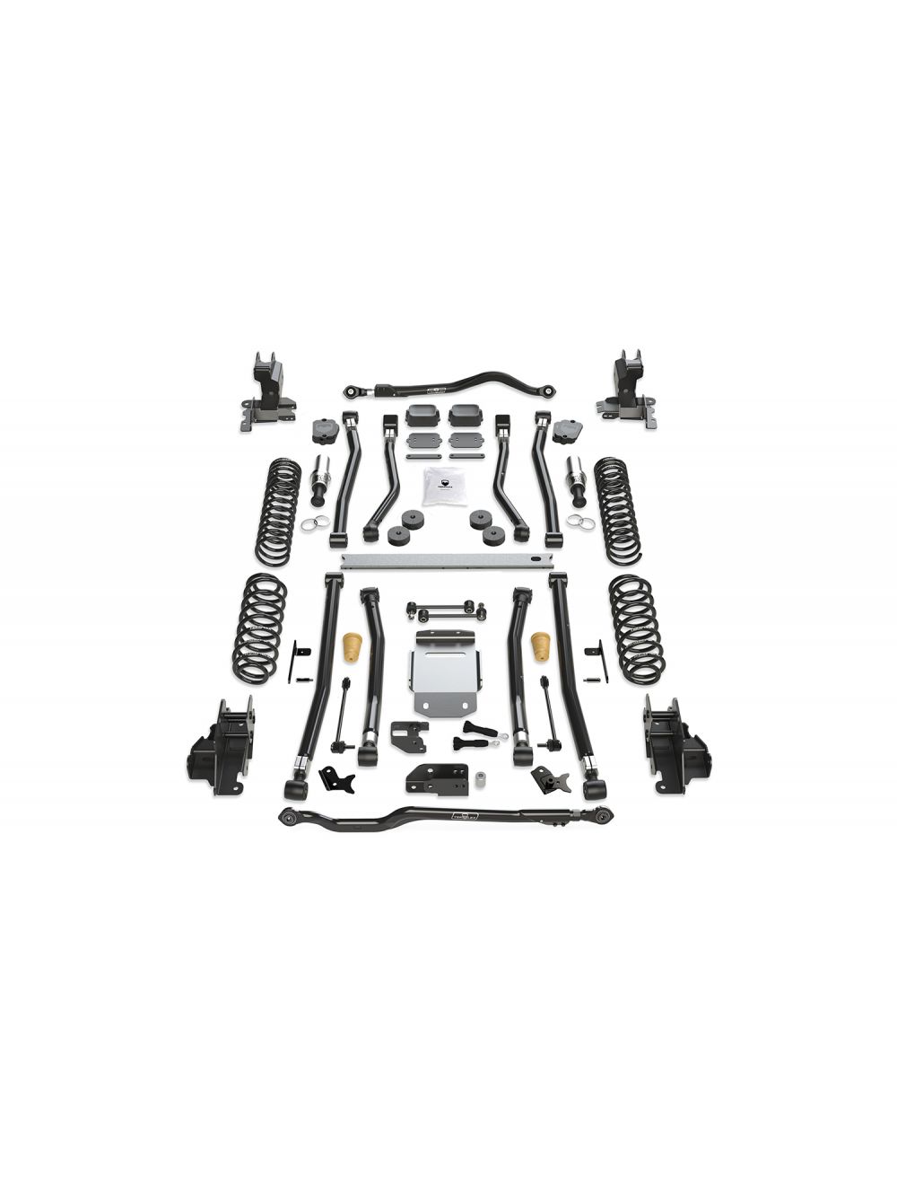 JL 4dr: 3.5" Alpine RT3 Long Arm Suspension System – No Shocks - 3.6L/2.0L