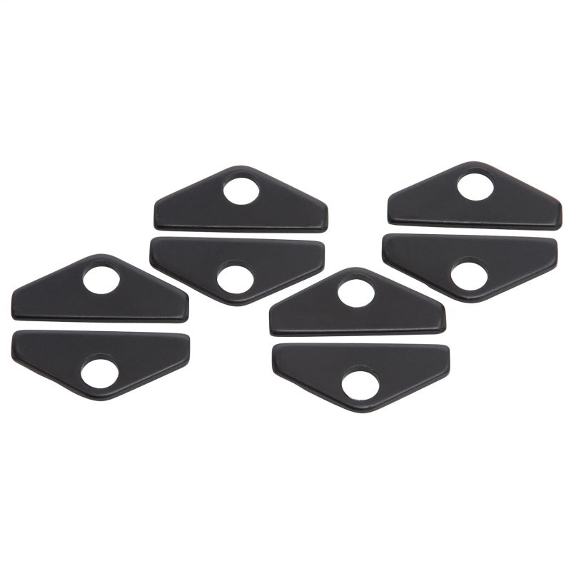 Edelbrock Vc Hold Down Tab Kit Universal Steel Black Set of 8