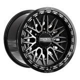 Alpha 6R Beadlock | Gloss Black DDT Face