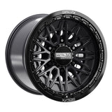 Alpha 6R Beadlock | Satin Black w/ Gloss Black Ring
