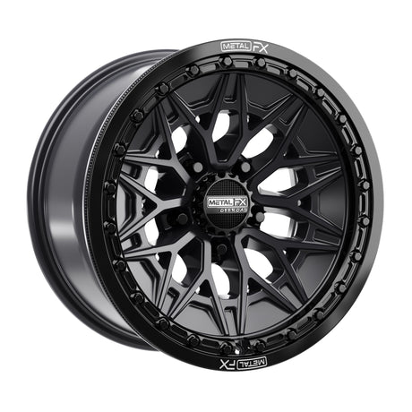 Alpha R Beadlock | Satin Black w/ Gloss Black Ring