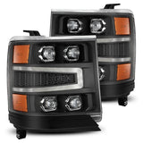 AlphaRex 16-18 Chevy Silverado 1500 NOVA-Series LED Projector Headlights
