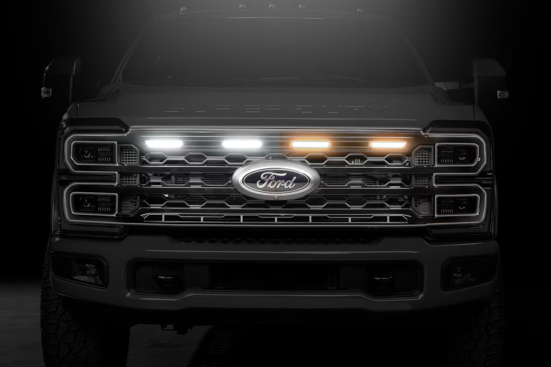 23-27 Ford Super Duty XBG LED DRL Grille (Black)