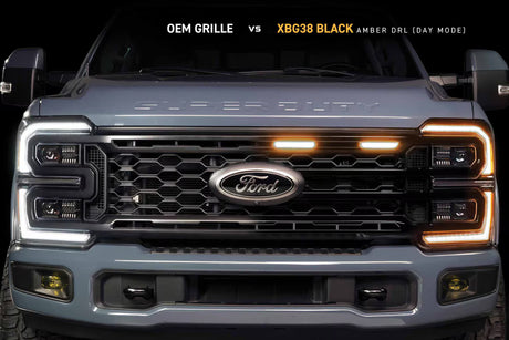 Morimoto 2023-2027 Ford Super Duty XBG LED DRL Grille (Black)
