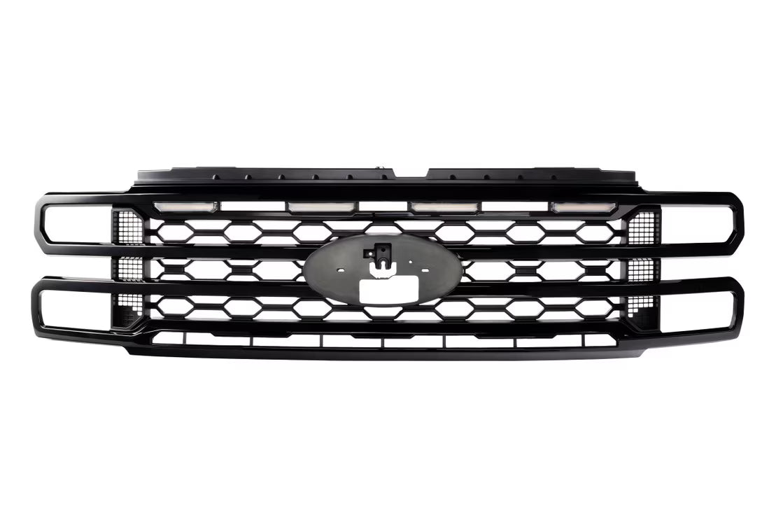 23-27 Ford Super Duty XBG LED DRL Grille (Black)