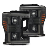 AlphaRex 17-19 Ford F-250/F-350 Super Duty LUXX-Series LED Projector Headlights