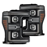AlphaRex 17-19 Ford F-250/F-350 Super Duty LUXX-Series LED Projector Headlights
