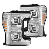 AlphaRex 17-19 Ford F-250/F-350 Super Duty LUXX-Series LED Projector Headlights