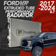 2017-2024 Ford 6.7L F250 F350, F450 Powerstroke Diesel 4 Row Extruded Tube Aluminum Radiator