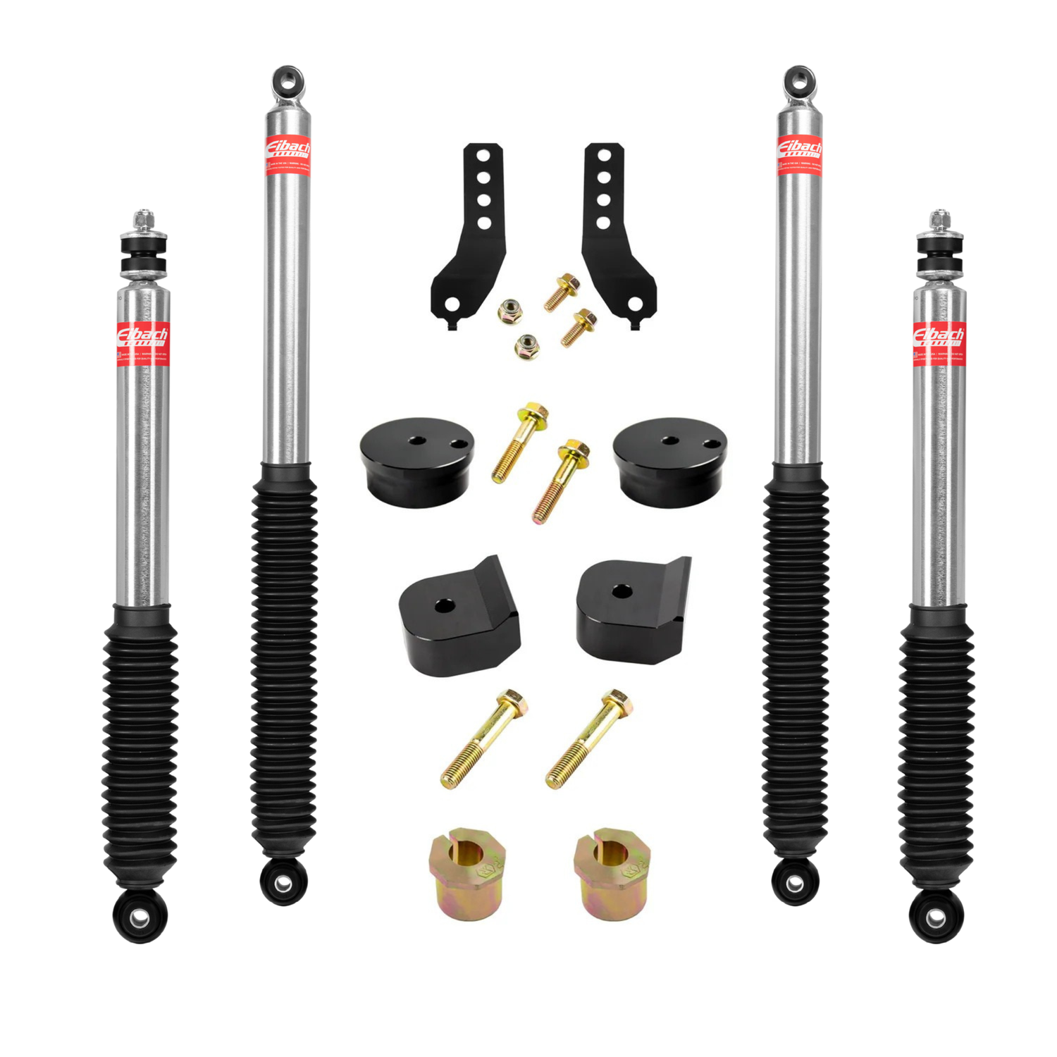 Kryptonite Stage 1 Leveling Kit with Eibach Shocks for 2017-2022 Ford Super Duty F-250/F-350