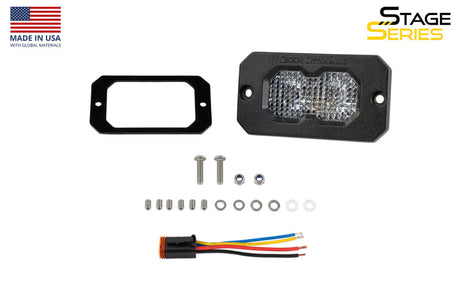 Diode Dynamics C2R White Flood Flush Mount LED Pod (Single)