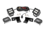 LED Light Kit | Under Bed Mount | 2" Black Pair | Spot | Polaris General XP 4 1000
