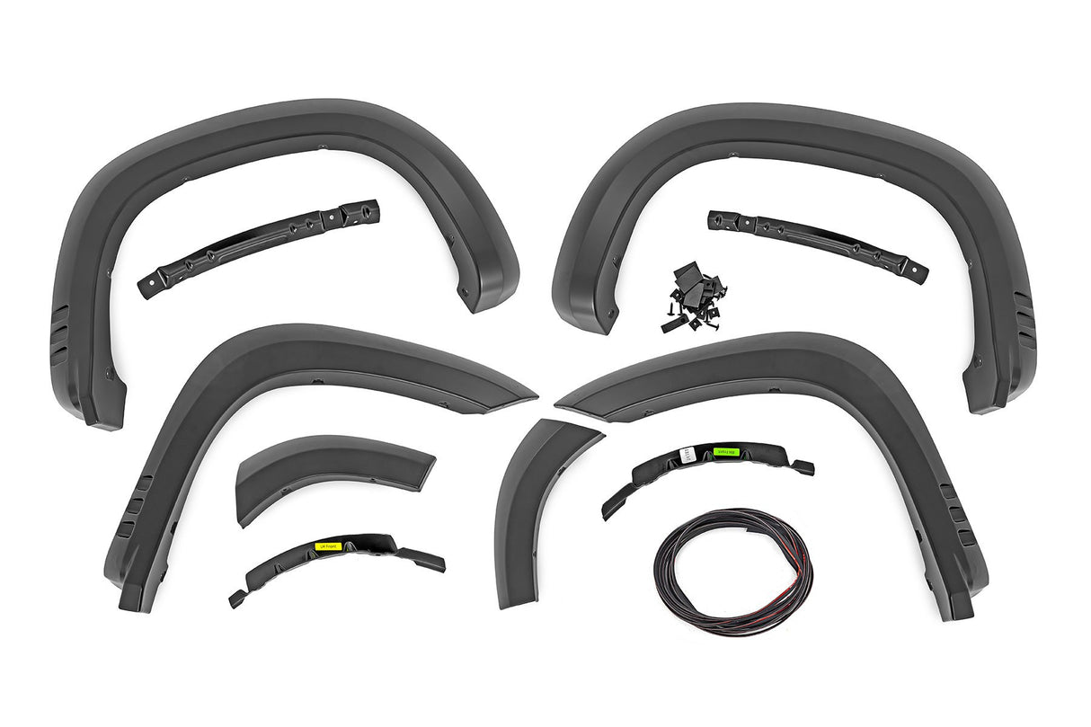 Fender Flares | SF1 | GAZ Summit White | Chevy Silverado 1500 2WD/4WD (2019-2026 & Refresh)