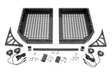 Cargo Rack | Dual 2" Black LED Pairs | Flush Mount | Polaris Ranger XP 1000