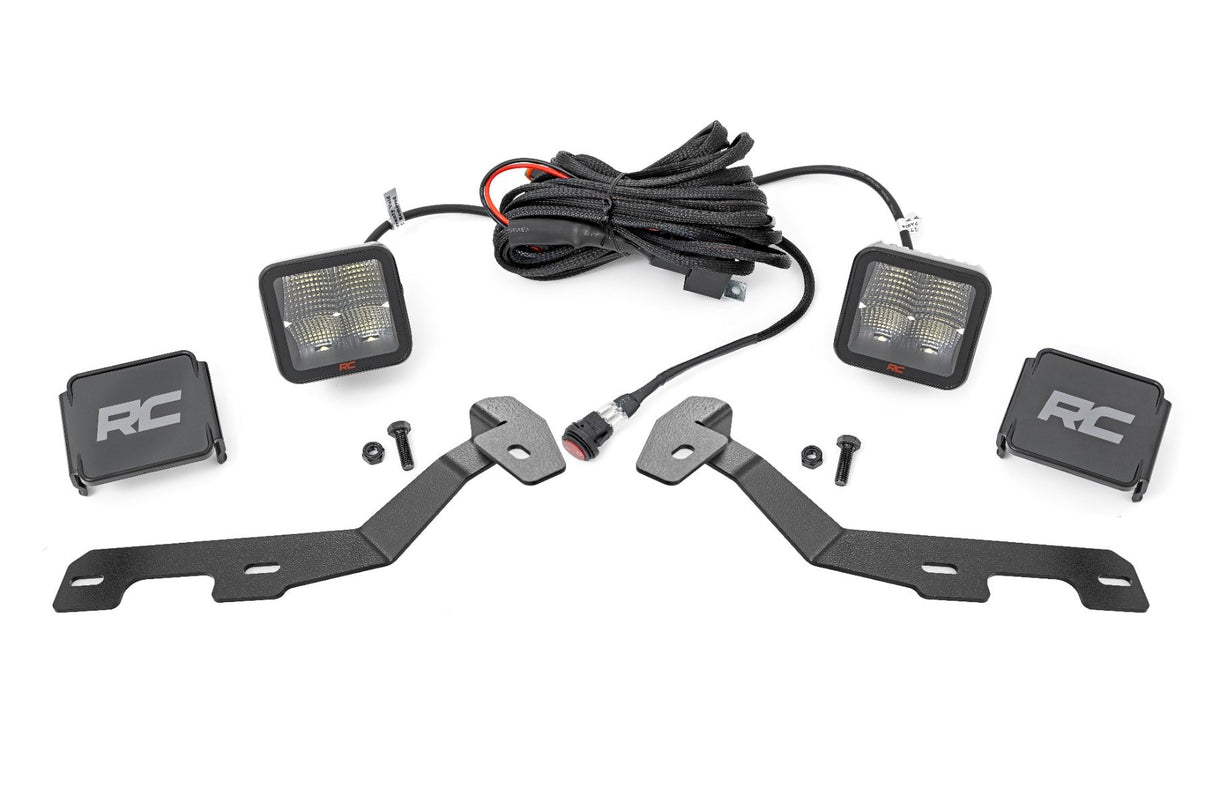 LED Light Kit | Ditch Mount | 2" Spectrum Pair | Spot | Ram 1500 (19-26)