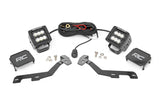 LED Light Kit | Ditch Mount | 2" Black Pair | Flood | Ram 1500 2WD/4WD (19-26)