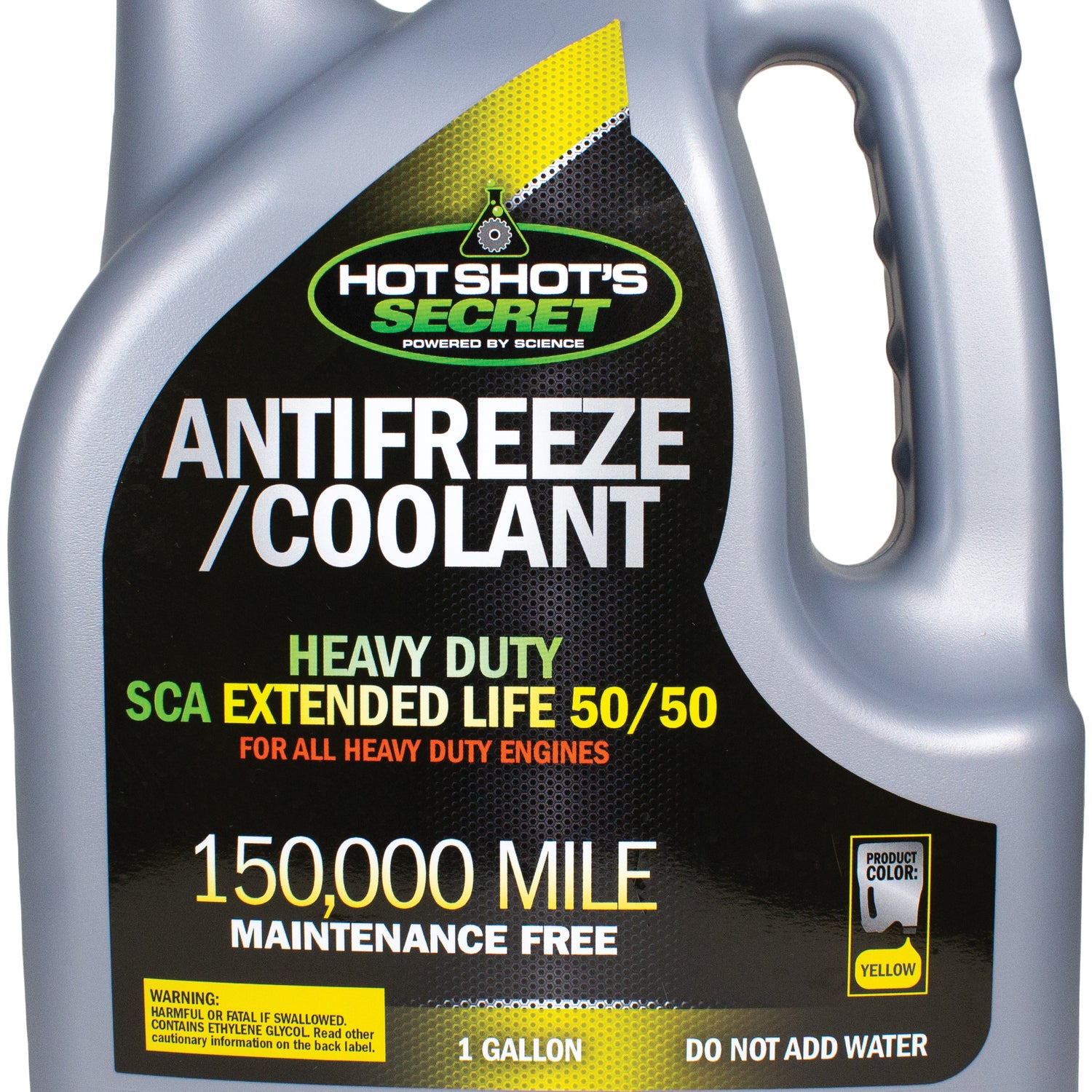 Hot Shot's Secret 150K 50/50 YELLOW ANTIFREEZE - 1 GALLON