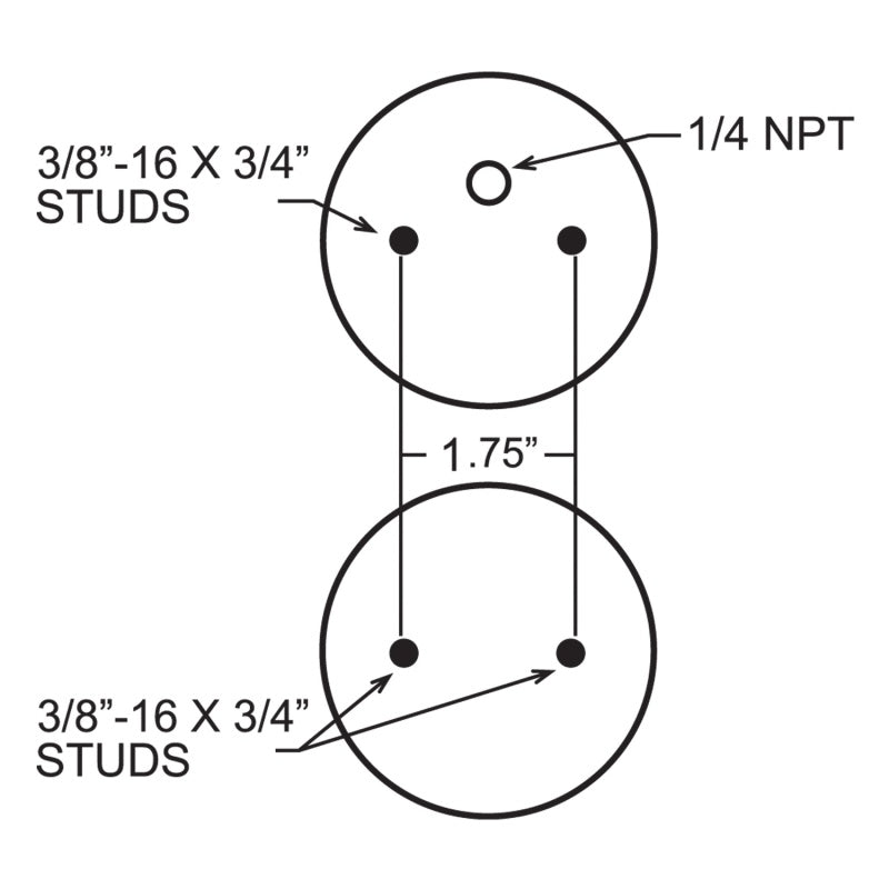 Firestone Ride-Rite Replacement Air Helper Spring (For PN 6781 / 6782 / 6783 / 6784) (W217606788)