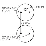 Firestone Ride-Rite Replacement Air Helper Spring (For PN 6781 / 6782 / 6783 / 6784) (W217606788)