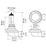 Hella Bulb H8 12V 35W PGJ19-1 T4