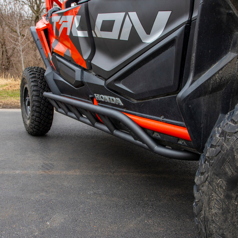Wehrli 2019+ Honda Talon 1000X 4 Seat Rock Sliders - Talon Red