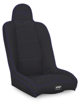 PRP Daily Driver High Back Suspension Seat- Black/Purple Vinyl
