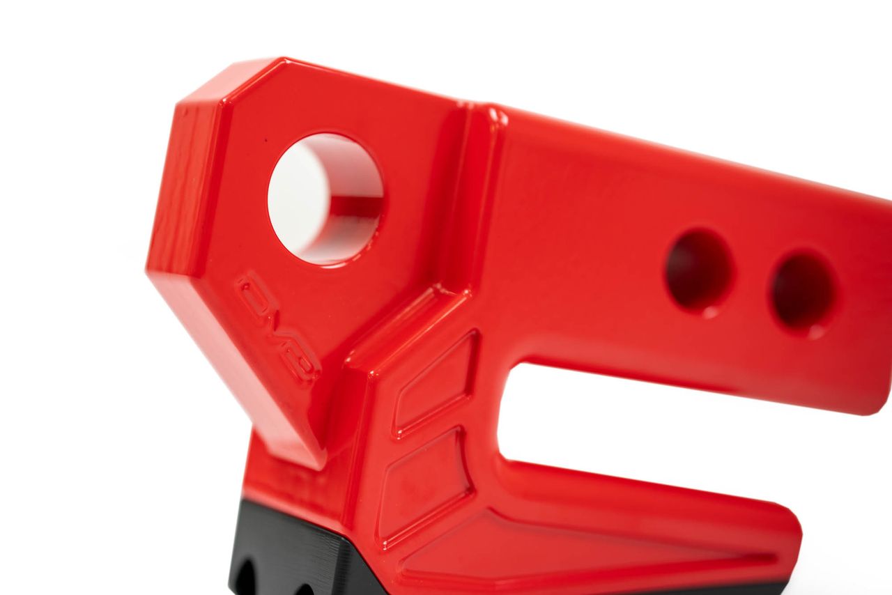 DV8 Universal Hitch Skid Plate - Red