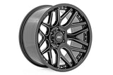 Rough Country 95 Series Wheel | Machined One-Piece | Gloss Black | 20x10 | 6x135 | -19mm