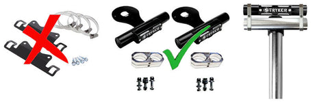 F250 F350 FRONT Reservoir Shock Kit for 2005-2016 Ford Super Duty
