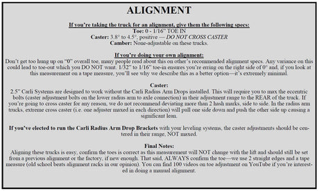 Carli 14-18 RAM 2500 Diesel Pathfinder Leveling System