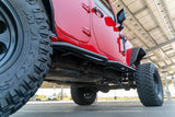 DV8 2007-2018 4-Door Jeep Wrangler JK | OE Plus Side Steps