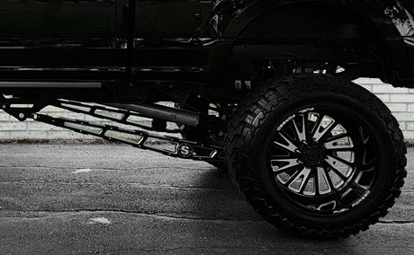 0-12" F450 Short Bed Ladder Traction Bars for 2017-2026