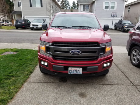 KD Fabworks 2018-2020 Ford F-150 Dual LED Fog Light Kit