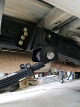 PMF OBS FORD F-250/350 REAR 2008+ LEAF SPRING HANGER CONVERSION BRACKETS
